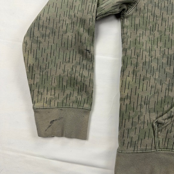 Nike SB Rain Camo Fleece Hoodie CV4320-320 Olive Green Large Mens - Picture 10 of 12